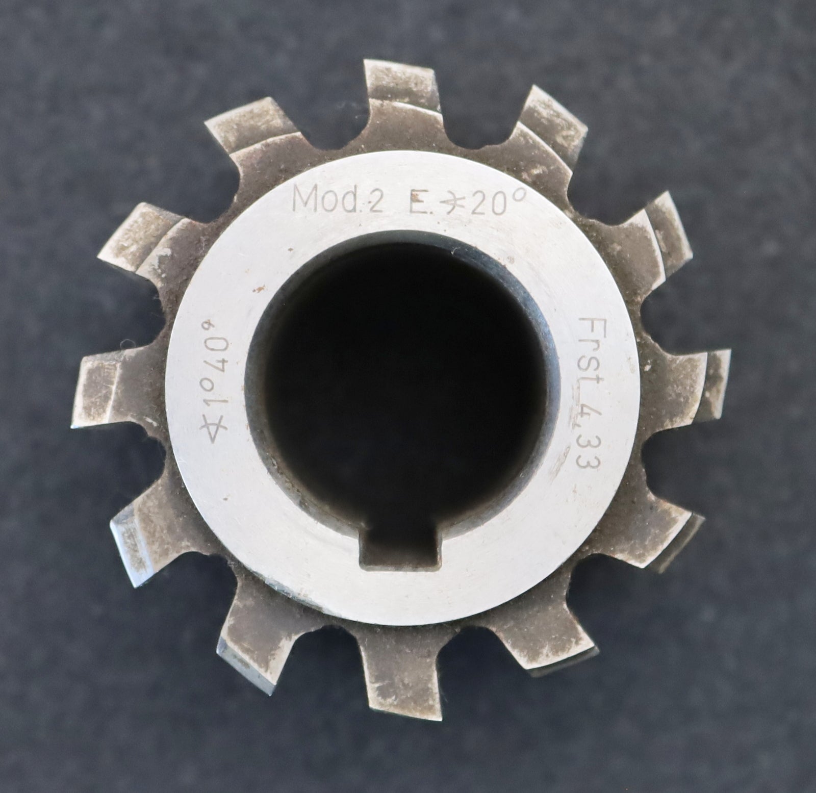 Bild des Artikels LENZEN-Zahnrad-Wälzfräser-m=-2,0mm-EGW-20°-Ø75x71xØ32mm-mit-LKN-1gg.-Rechts