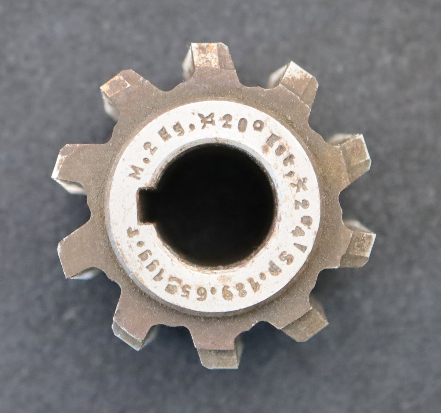 Bild des Artikels Zahnrad-Wälzfräser-m=-2,0mm-EGW-20°-BPI-nach-DIN-3972-Ø58x60xØ22mm-mit-LKN