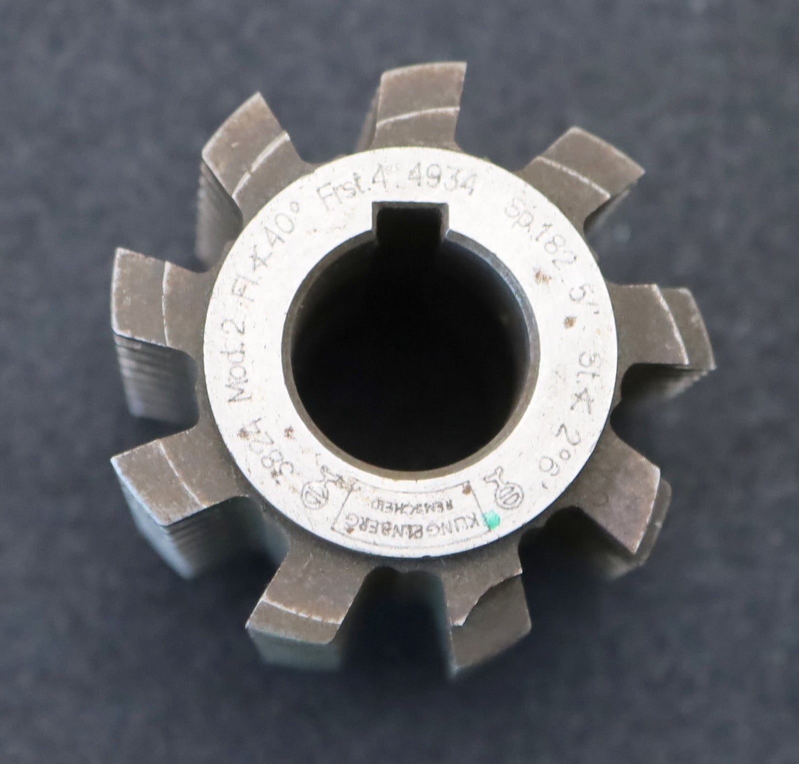 Bild des Artikels KLINEGLNBERG-Zahnrad-Wälzfräser-m=-2,0mm-EGW-20°-BPII-nach-DIN-3972-Ø58x64xØ22mm