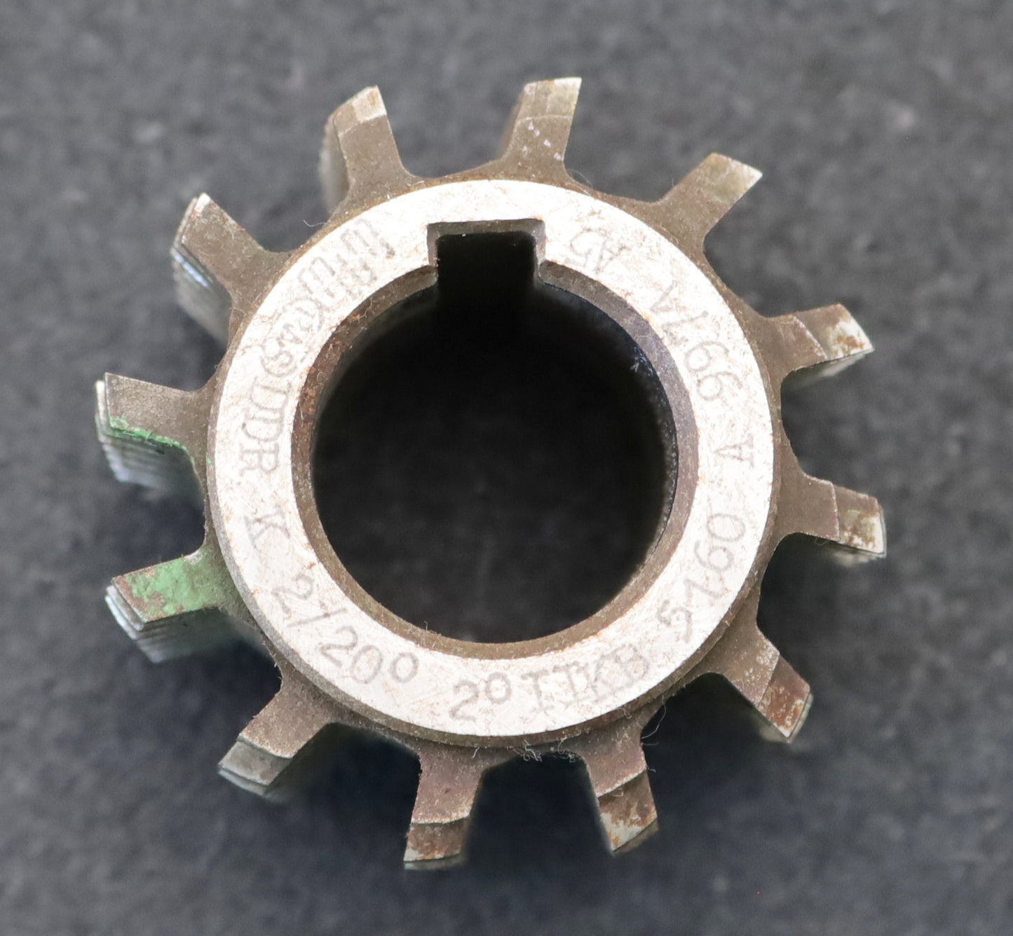 Bild des Artikels PWS-Zahnrad-Wälzfräser-m=-2,0mm-EGW-20°-BPII-DIN-3972-Ø63x48xØ27mm-mit-LKN