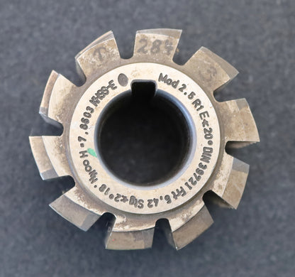 Bild des Artikels FETTE-Zahnrad-Wälzfräser-m=-2,5mm-EGW-20°-BPI-nach-DIN-3972-Ø69x57xØ27mm-LKN