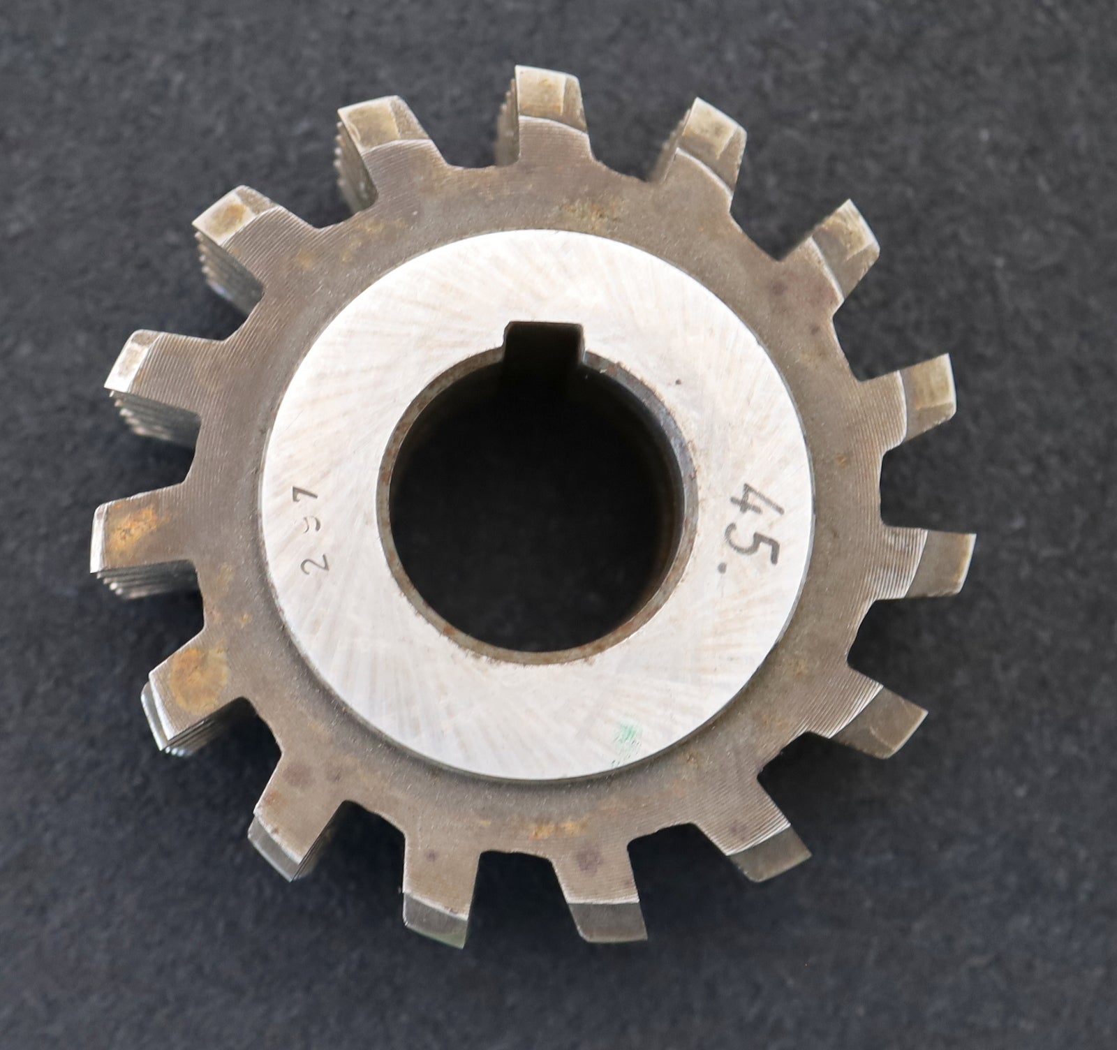 Bild des Artikels PWS-Zahnrad-Wälzfräser-m=-2,75mm-EGW-20°-BPII-nach-DIN-3972-Ø99x55xØ32mm-mit-LKN