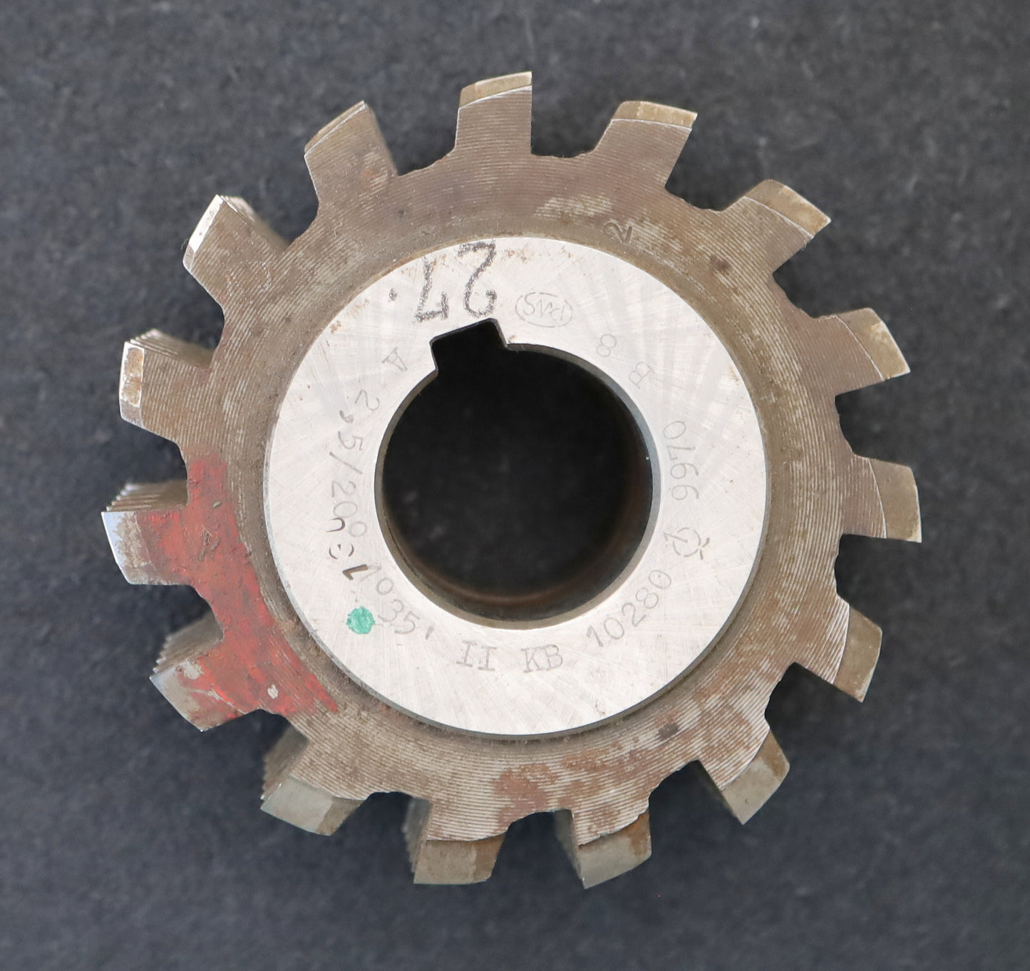 Bild des Artikels PWS-Zahnrad-Wälzfräser-m=-2,5mm-EGW-20°-BPII-nach-DIN-3972-Ø99x55xØ32mm-mit-LKN