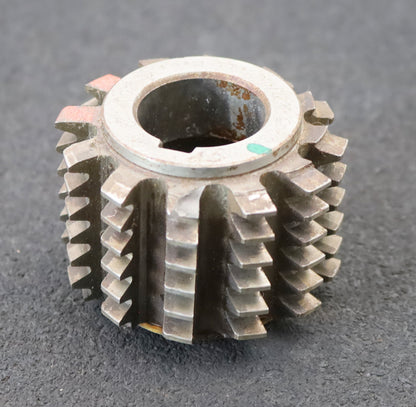 Bild des Artikels PWS-Zahnrad-Wälzfräser-m=-2,0mm-EGW-20°-BPII-Ø64x49xØ27mm-mit-LKN