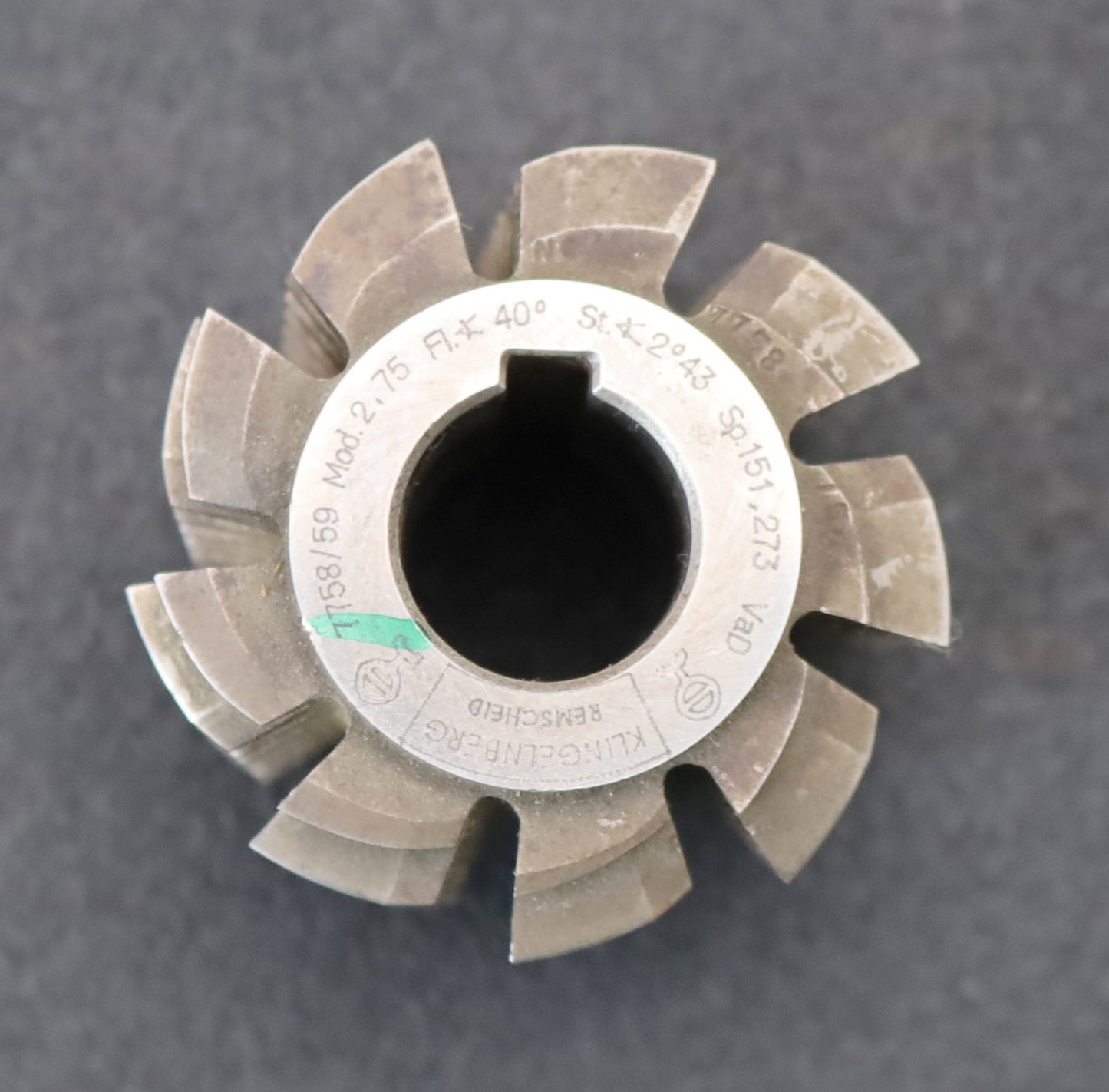 Bild des Artikels KLINGELNBERG-Zahnrad-Wälzfräser-m=-2,75mm-EGW-20°-Ø64x49xØ27mm-mit-LKN