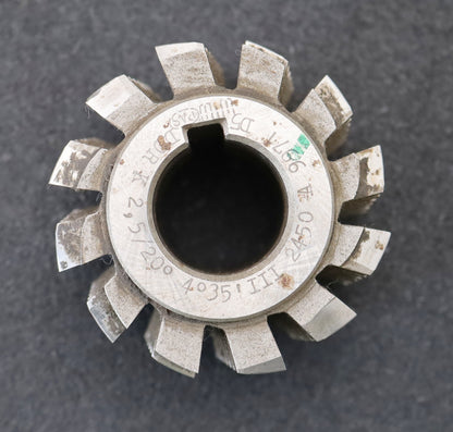 Bild des Artikels PWS-Zahnrad-Wälzfräser-m=-2,5mm-EGW-20°-BPIII-Ø71x58xØ27mm-LKN-nach-DIN-3972-