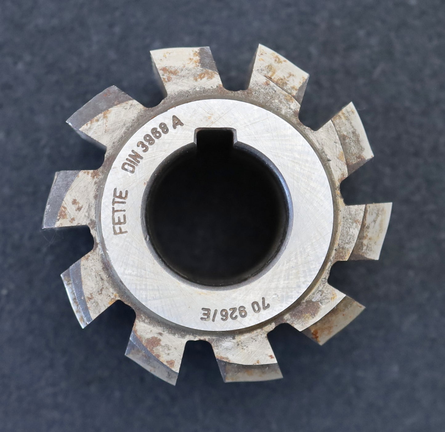 Bild des Artikels FETTE-Zahnrad-Wälzfräser-m=-2,5mm-EGW-20°-BPI-nach-DIN-3972-Ø70x57xØ27mm-mit-LKN