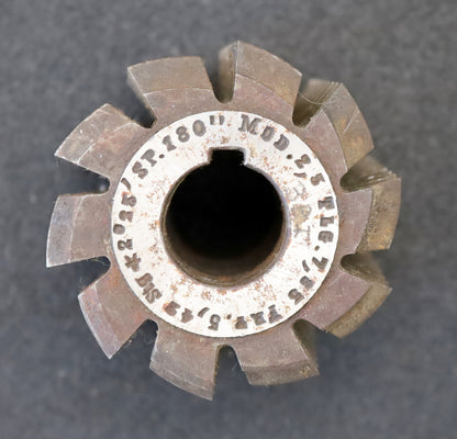 Bild des Artikels Zahnrad-Wälzfräser-m=-2,5mm-EGW-20°-Ø66x66xØ22mm-mit-LKN-1gg.-Rechts