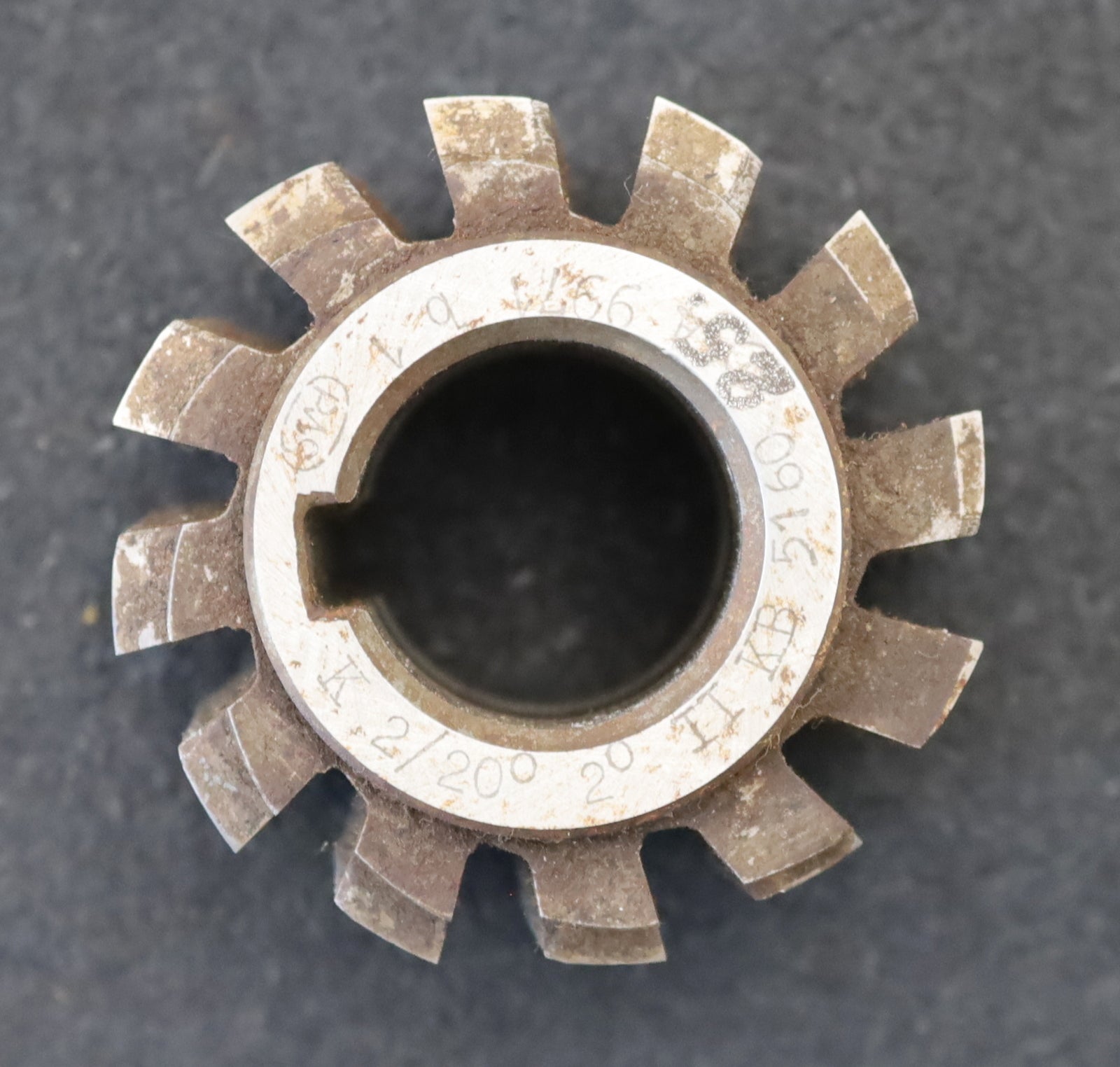 Bild des Artikels PWS-Zahnrad-Wälzfräser-m=-2,0mm-EGW-20°-BPII-DIN-3972-Ø64x49xØ27mm-mit-LKN