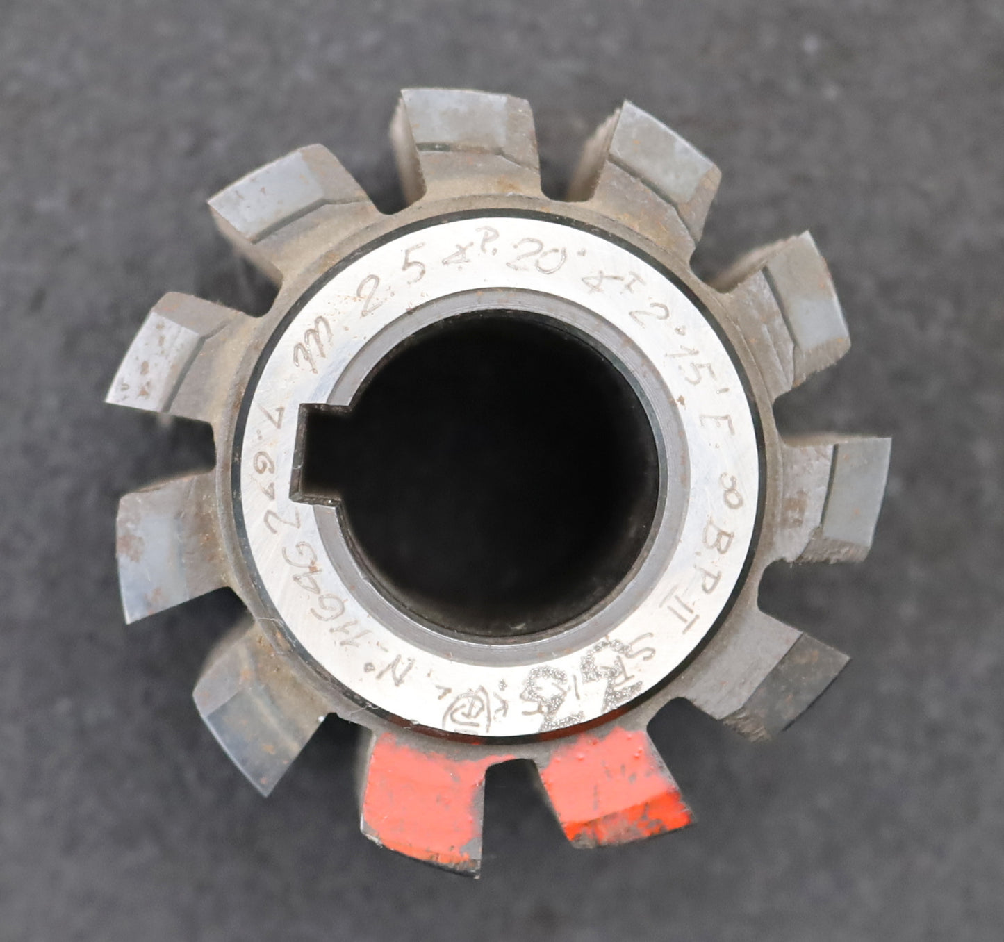 Bild des Artikels KL-Zahnrad-Wälzfräser-m=-2,5mm-EGW-20°-BPII-nach-DIN-3972-Ø69x57xØ27mm-mit-LKN