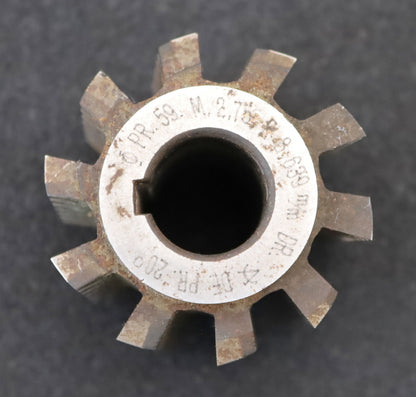 Bild des Artikels Zahnrad-Wälzfräser-m=-2,75mm-EGW-20°-Ø64x75xØ22mm-mit-LKN-1gg.-Rechts