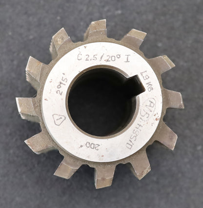 Bild des Artikels PWS-Zahnrad-Wälzfräser-m=-2,5mm-EGW-20°-BPI-DIN-3972-Ø70x57xØ27mm-mit-LKN