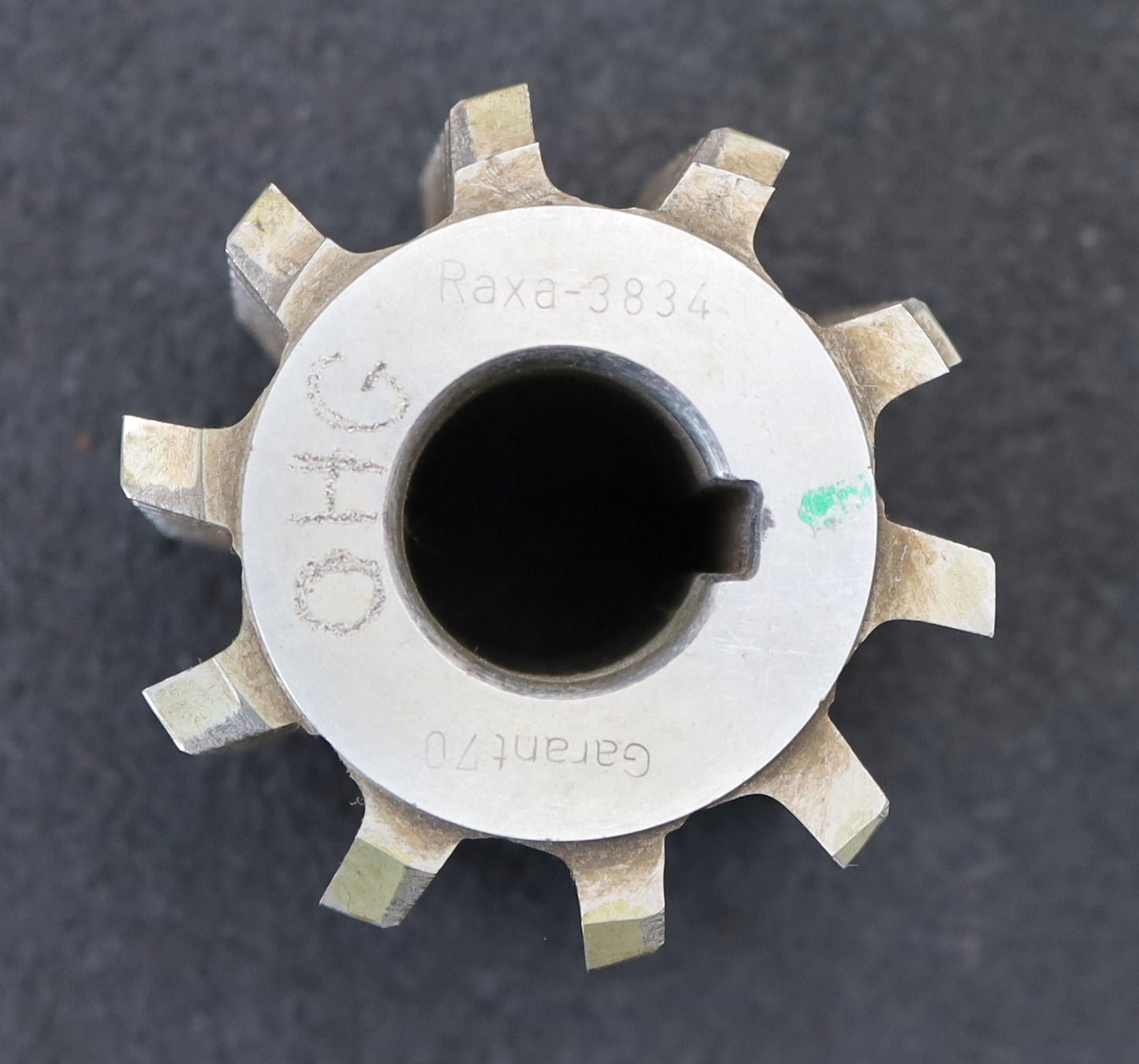 Bild des Artikels RAXA-Zahnrad-Wälzfräser-m=-2,0mm-EGW-20°-Ø63x65xØ22mm-mit-LKN-1gg.-Links