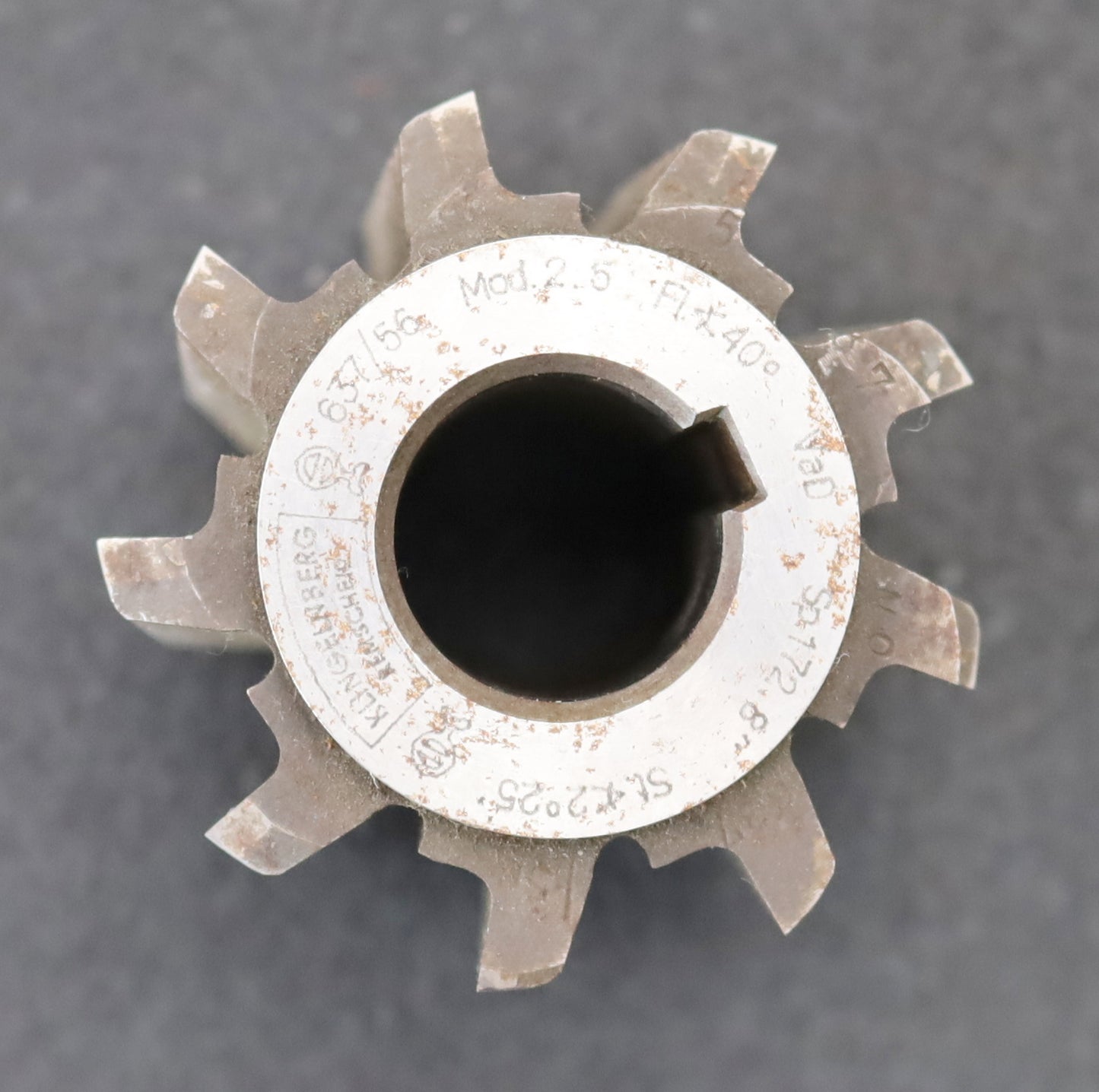 Bild des Artikels KLINGELNBERG-Zahnrad-Wälzfräser-m=-2,5mm-EGW-20°-Ø62x70xØ22mm-mit-LKN