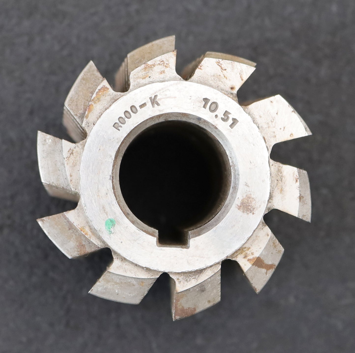 Bild des Artikels Zahnrad-Wälzfräser-m=-3,0mm-EGW-20°-Ø70x70xØ27mm-mit-LKN-1gg-Re.-spiralgenutet