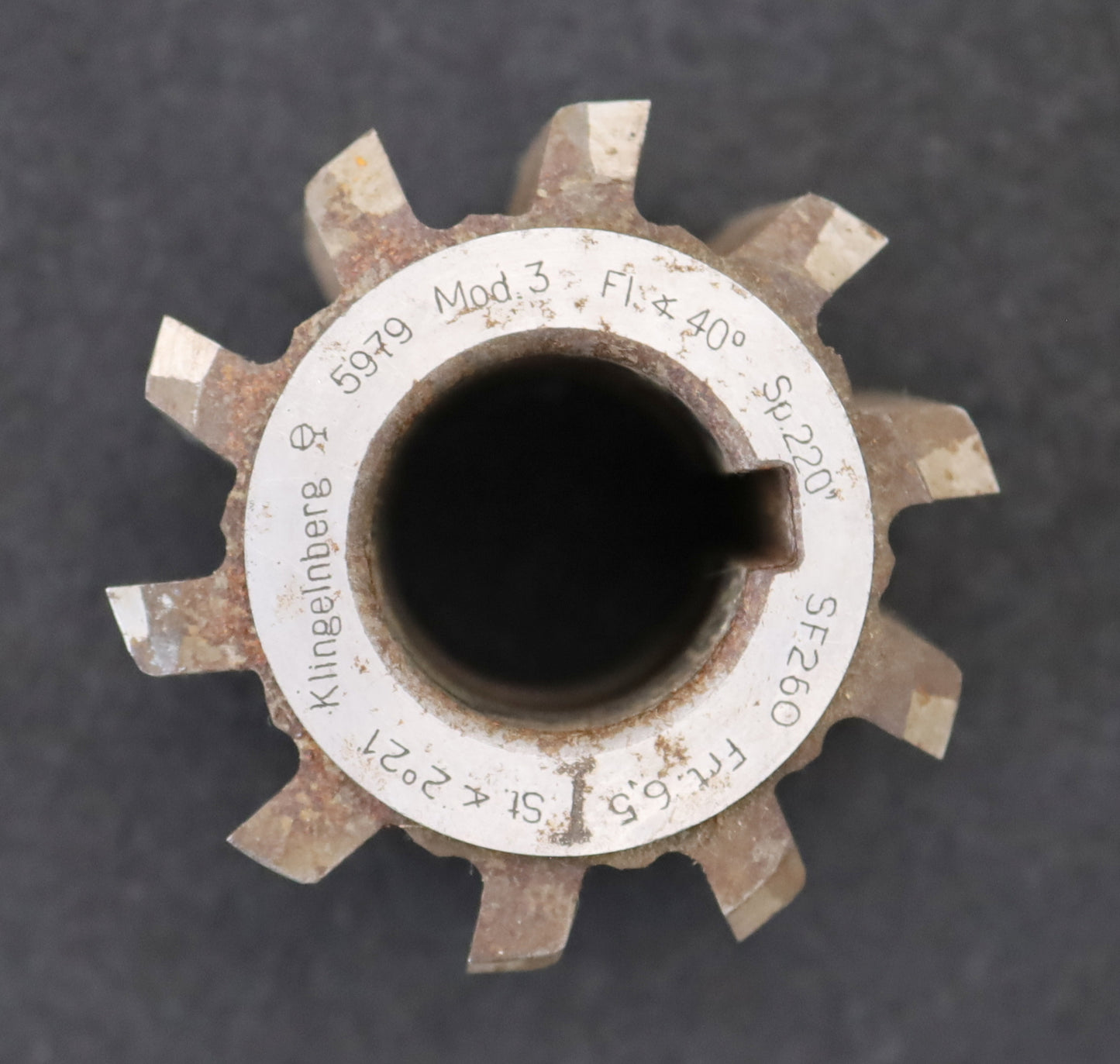 Bild des Artikels KLINGELNBERG-Zahnrad-Wälzfräser-m=-3,0mm-EGW-20°-BPI-nach-DIN-3972