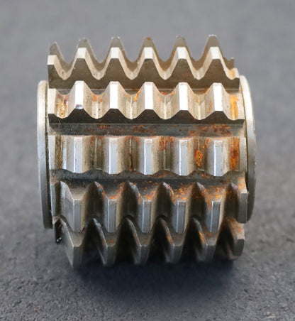 Bild des Artikels PWS-Zahnrad-Wälzfräser-m=-3,5mm-EGW-20°-BPII-nach-DIN-3972-Ø81x71xØ32mm-mit-LKN