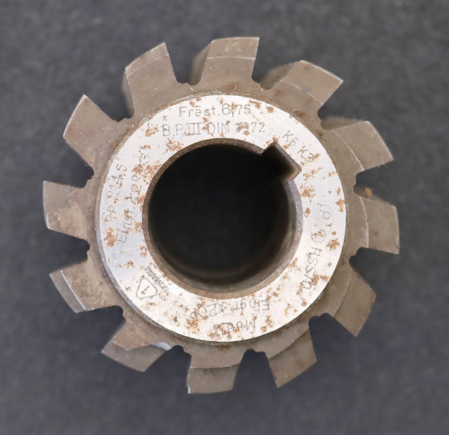 Bild des Artikels PWS-Zahnrad-Wälzfräser-m=-3,0mm-EGW-20°-BPIII-nach-DIN-3972-Ø80x70xØ32mm-LKN