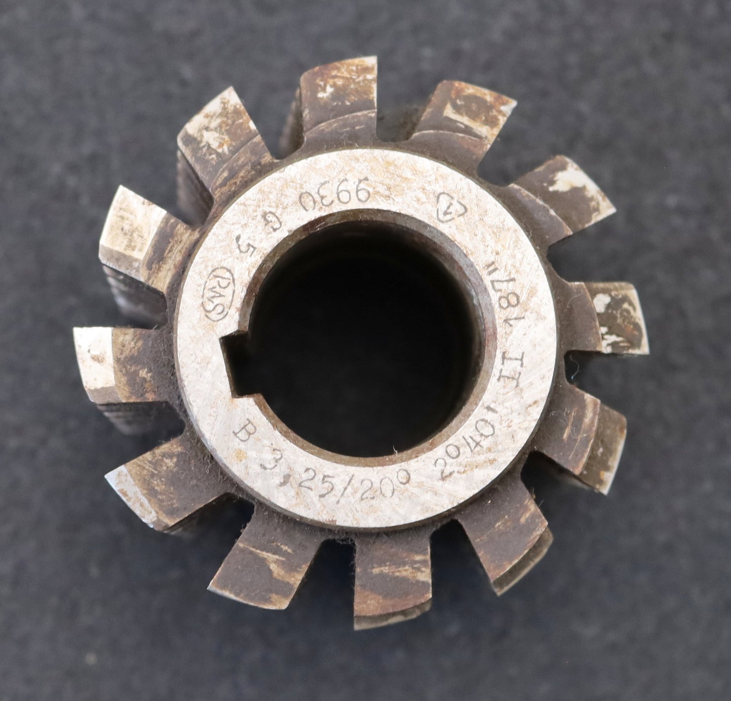 Bild des Artikels PWS-Zahnrad-Wälzfräser-m=-3,25mm-EGW-20°-BPII-nach-DIN-3972-Ø80x70xØ32mm-mit-LKN