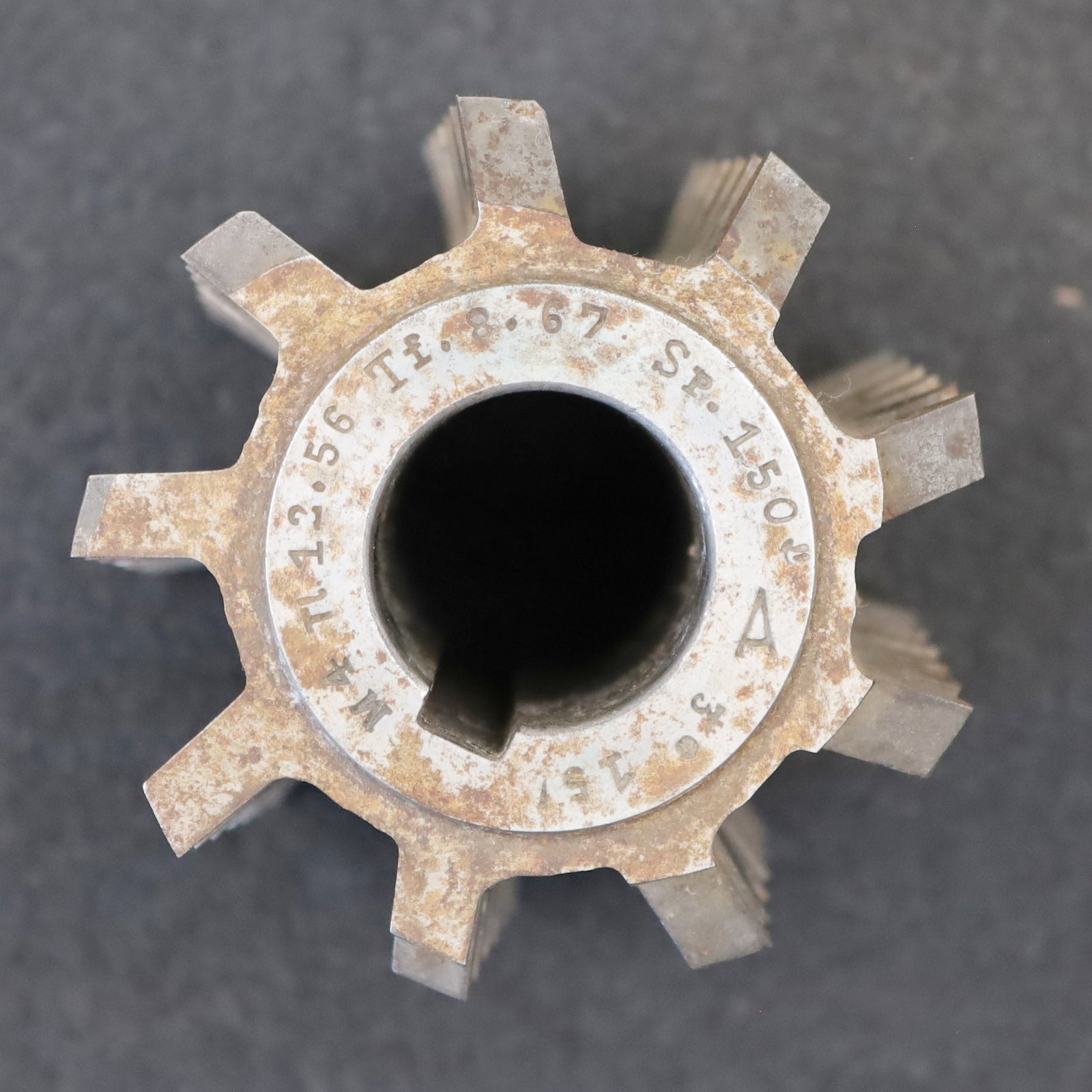 Bild des Artikels Zahnrad-Wälzfräser-m=-4,0mm-EGW-20°-Ø80x71xØ32mm-mit-LKN-1gg.-Rechts