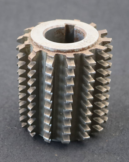 Bild des Artikels PWS-Zahnrad-Wälzfräser-m=-3,0mm-EGW-20°-BPII-nach-DIN-3972-Ø100x108xØ40mm