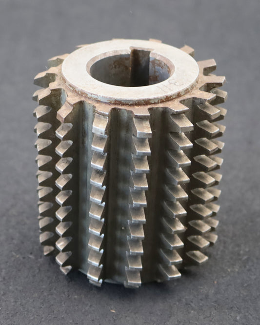 Bild des Artikels PWS-Zahnrad-Wälzfräser-m=-3,0mm-EGW-20°-BPII-nach-DIN-3972-Ø100x108xØ40mm