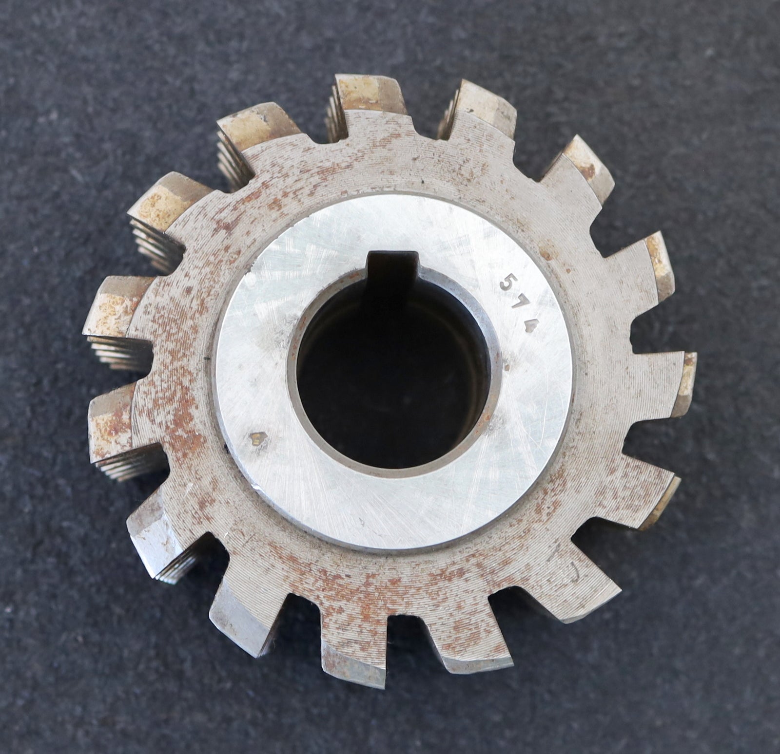 Bild des Artikels PWS-Zahnrad-Wälzfräser-m=-3,0mm-EGW-20°-Ø105x60xØ32mm-mit-LKN-1gg.-Rechts