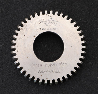 Bild des Artikels MICO-Scheibenschneidrad-gear-shaper-DP-14-14°30'-EGW-Z=42-Ø82x18xØ1-1/4"