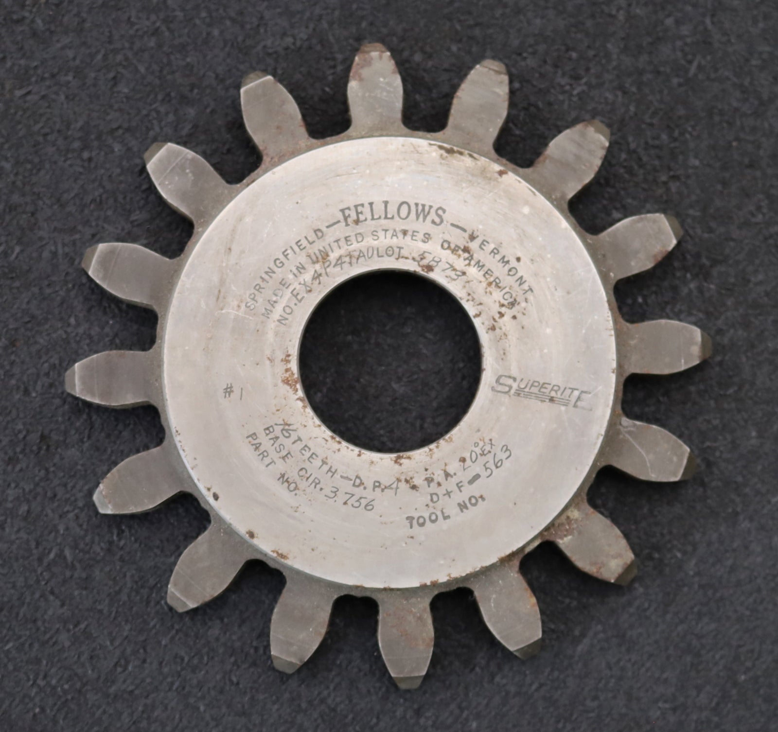 Bild des Artikels FELLOWS-Glockenschneidrad-gear-shaper-DP-4-20°-EGW-Z=16-Ø115x13xØ1-1/4"