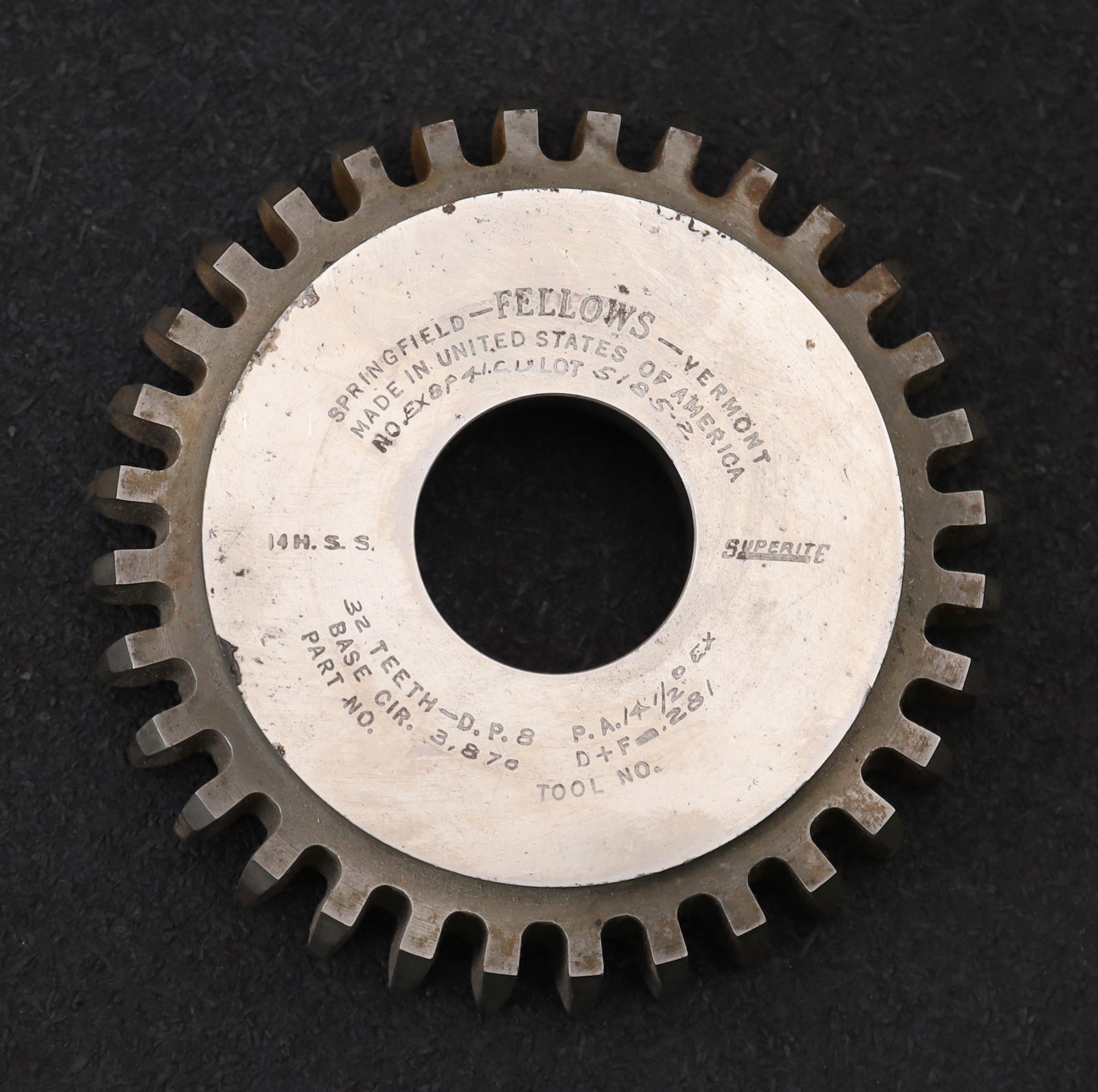 Bild des Artikels FELLOWS-Glockenschneidrad-gear-shaper-DP-8-14°30'-EGW-Z=32-Ø109x22xØ1-1/4"