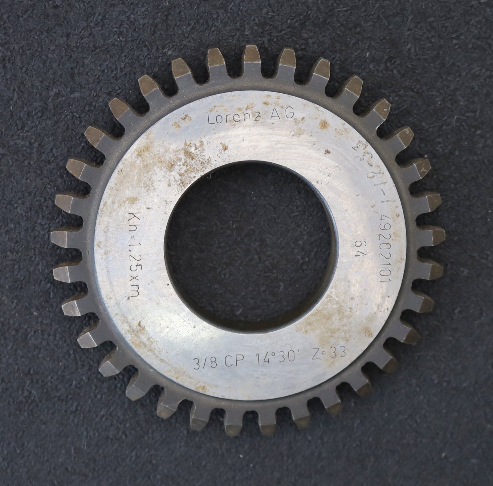 Bild des Artikels LORENZ-Glockenschneidrad-gear-shaper-DP-3/8-14°30'-EGW-Z=33-Kh=-1,25xm