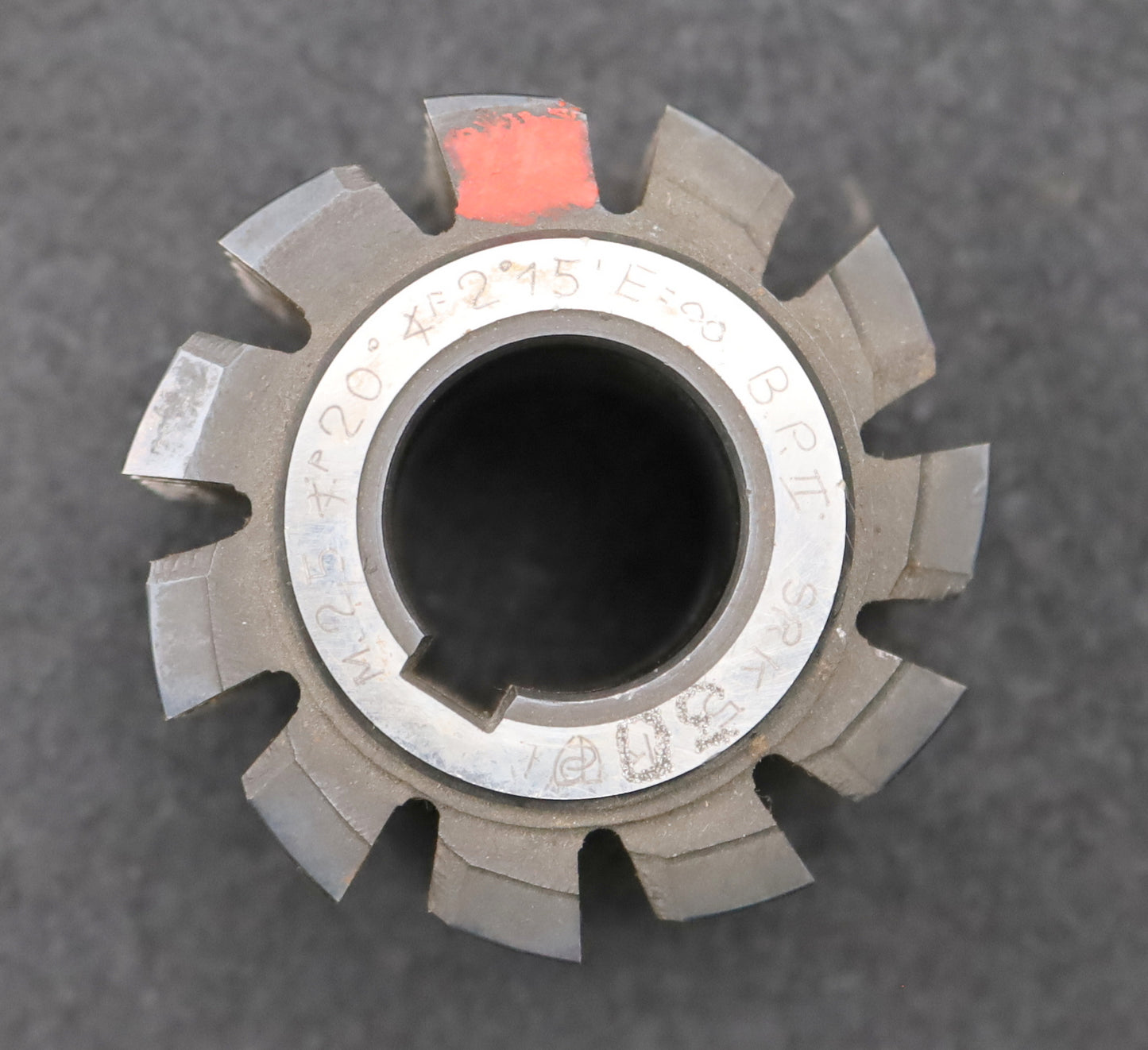 Bild des Artikels KL-Zahnrad-Wälzfräser-m=-2,5mm-EGW-20°-BPII-nach-DIN-3972-Ø71x56xØ27mm-mit-LKN