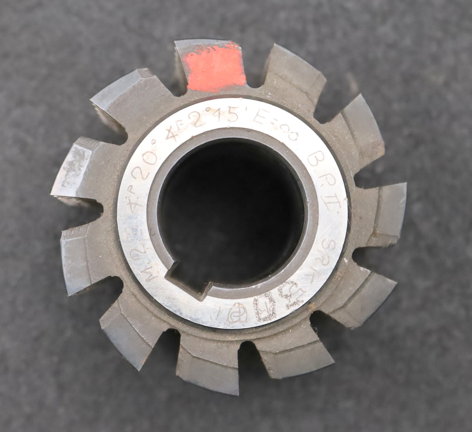 Bild des Artikels KL-Zahnrad-Wälzfräser-m=-2,5mm-EGW-20°-BPII-nach-DIN-3972-Ø71x56xØ27mm-mit-LKN