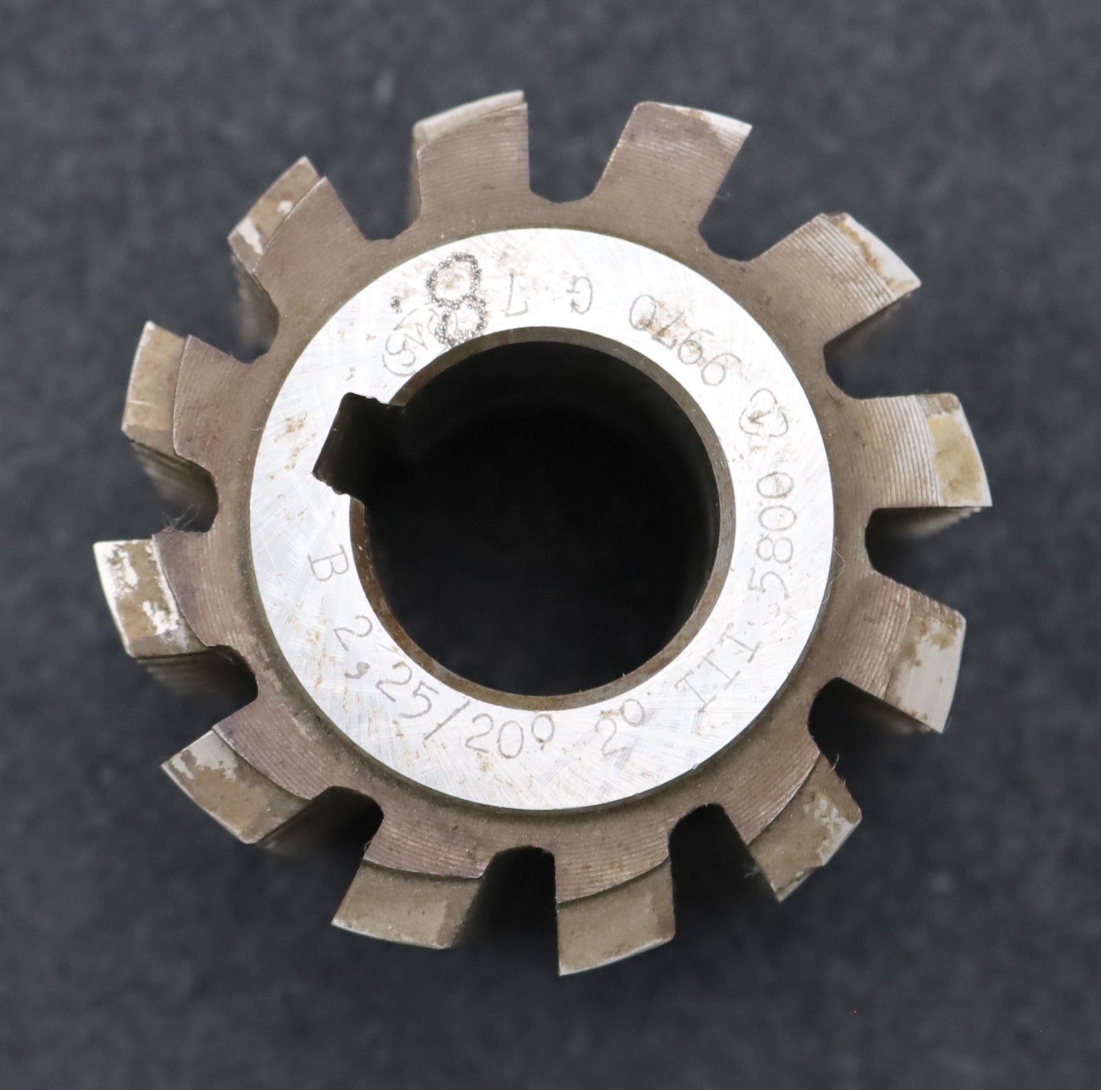 Bild des Artikels PWS-Zahnrad-Wälzfräser-m=-2,25mm-EGW-20°-BPIII-DIN-3972-Ø70x56xØ27mm-mit-LKN