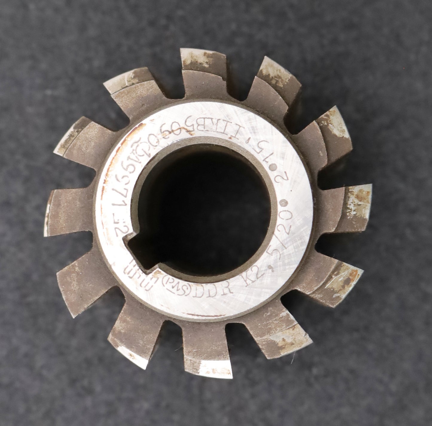 Bild des Artikels PWS-Zahnrad-Wälzfräser-m=-2,5mm-EGW-20°-BPII-nach-DIN-3972-Ø70x58xØ27mm-mit-LKN