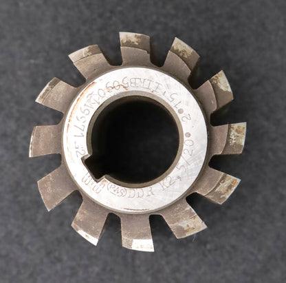 Bild des Artikels PWS-Zahnrad-Wälzfräser-m=-2,5mm-EGW-20°-BPII-nach-DIN-3972-Ø70x58xØ27mm-mit-LKN