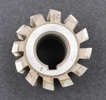 Bild des Artikels PWS-Zahnrad-Wälzfräser-m=-2,5mm-EGW-20°-BPIII-nach-DIN-3972-Ø70x58xØ27mm-mit-LKN