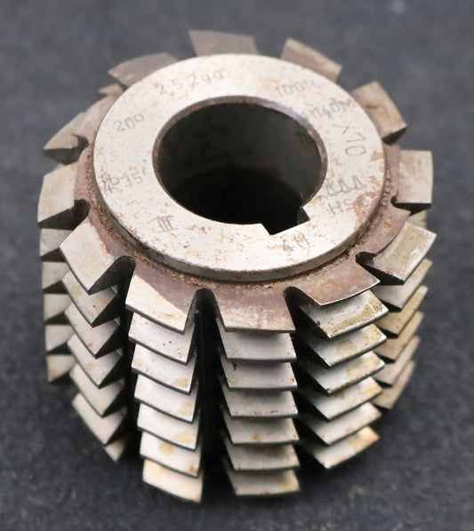 Bild des Artikels HENTZEN-Zahnrad-Wälzfräser-m=-2,5mm-EGW-20°-BPIII-Ø68x56xØ27mm-mit-LKN-DIN-3972