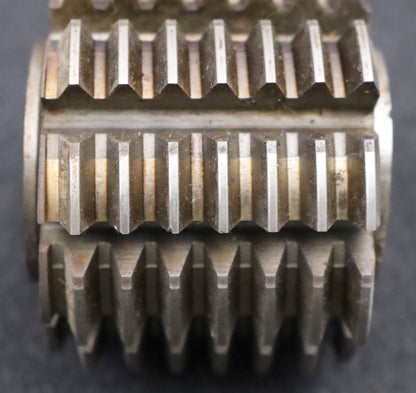 Bild des Artikels DRÖGEMEYER-Zahnrad-Wälzfräser-m=-2,25mm-EGW-20°-BPIII-DIN-3972-Ø71x56xØ27mm