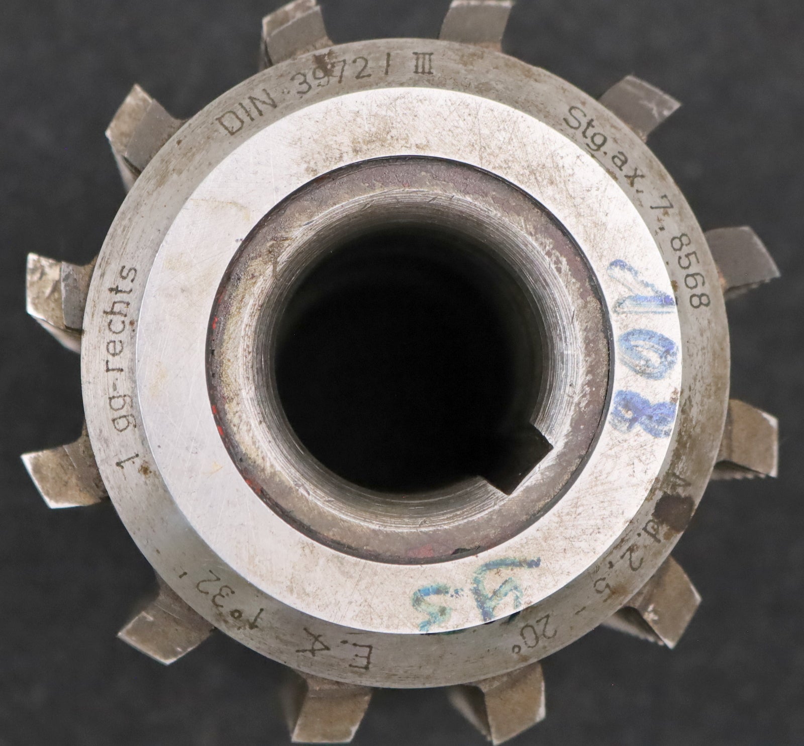 Bild des Artikels SAAZOR-Zahnrad-Wälzfräser-m=-2,5mm-EGW-20°-BPIII-nach-DIN-3972-Ø98x106xØ32mm