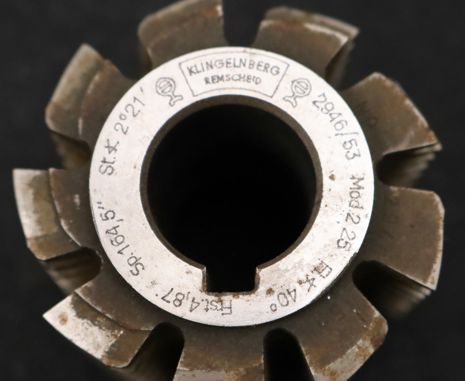 Bild des Artikels KLINGELNBERG-Zahnrad-Wälzfräser-m=-2,25mm-EGW-20°-Ø59x65xØ22mm-mit-LKN