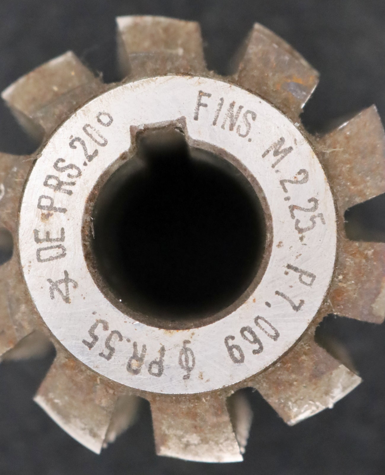 Bild des Artikels Zahnrad-Wälzfräser-m=-2,25mm-EGW-20°-Ø60x60xØ22mm-mit-LKN-1gg.-Rechts