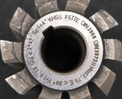 Bild des Artikels FETTE-Zahnrad-Wälzfräser-m=-2,75mm-EGW-20°-BPIII-nach-DIN-3972-Ø66x66xØ22mm-LKN