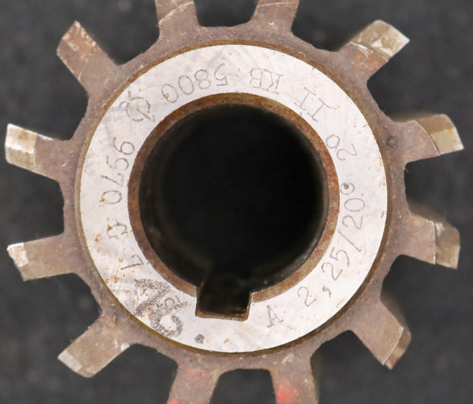 Bild des Artikels Zahnrad-Wälzfräser-m=-2,25mm-EGW-20°-BPII-nach-DIN-3972-Ø69x56xØ27mm-mit-LKN