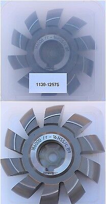 Halbkreisfräser DIN 856R 16 konvex Ø125 x 32 x Ø32 / 10 Spannuten