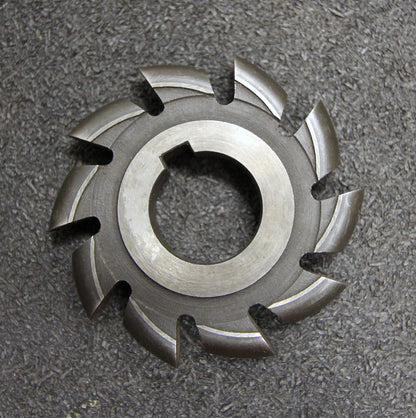 Halbrund-Formfräser konvex Radiusfräser Radius 5mm - 65x10x22mm 10 Spannuten