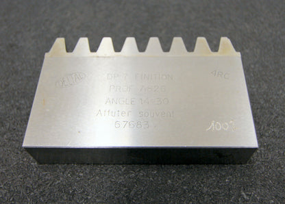 DELTAL Hobelkamm rack cutter DP 7 Angle 14°30 92x20mm