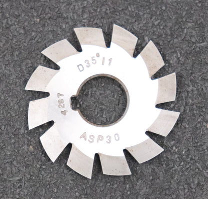 Bild des Artikels DOLD-Prismenfräser-D35°/1-Winkel-35°-Kopfabrundung-auf-1mm-Ø50,7x4,3xØ16mm