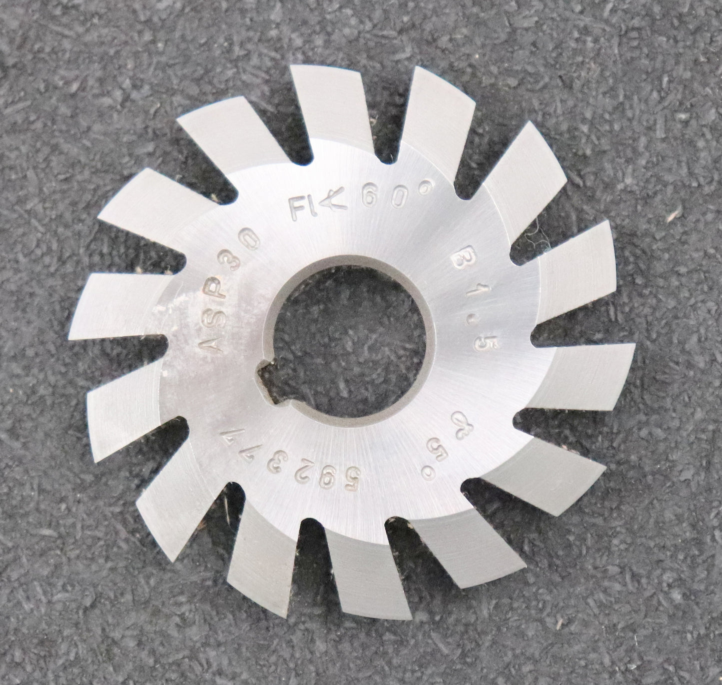 Bild des Artikels DOLD-Prismenfräser-Winkel-60°-Kopfabflachung-1,5mm-Abmaße-Ø59,7x11xØ16mm-mit-LKN