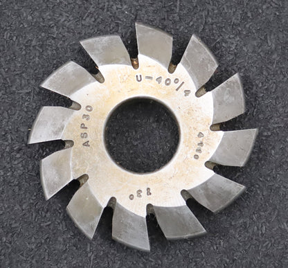 Bild des Artikels DOLD-asymmetrischer-Prismenfräser-U-40°/4-Gesamtwinkel-40°-Flankenwinkel-25°+15°